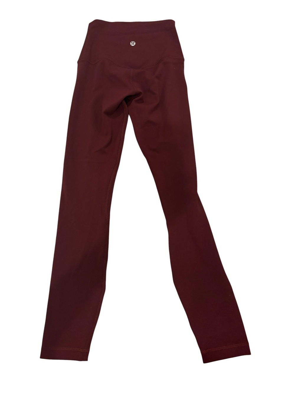Lululemon Wunder Train High-Rise Tights, Burgundy, Women’s Size 0